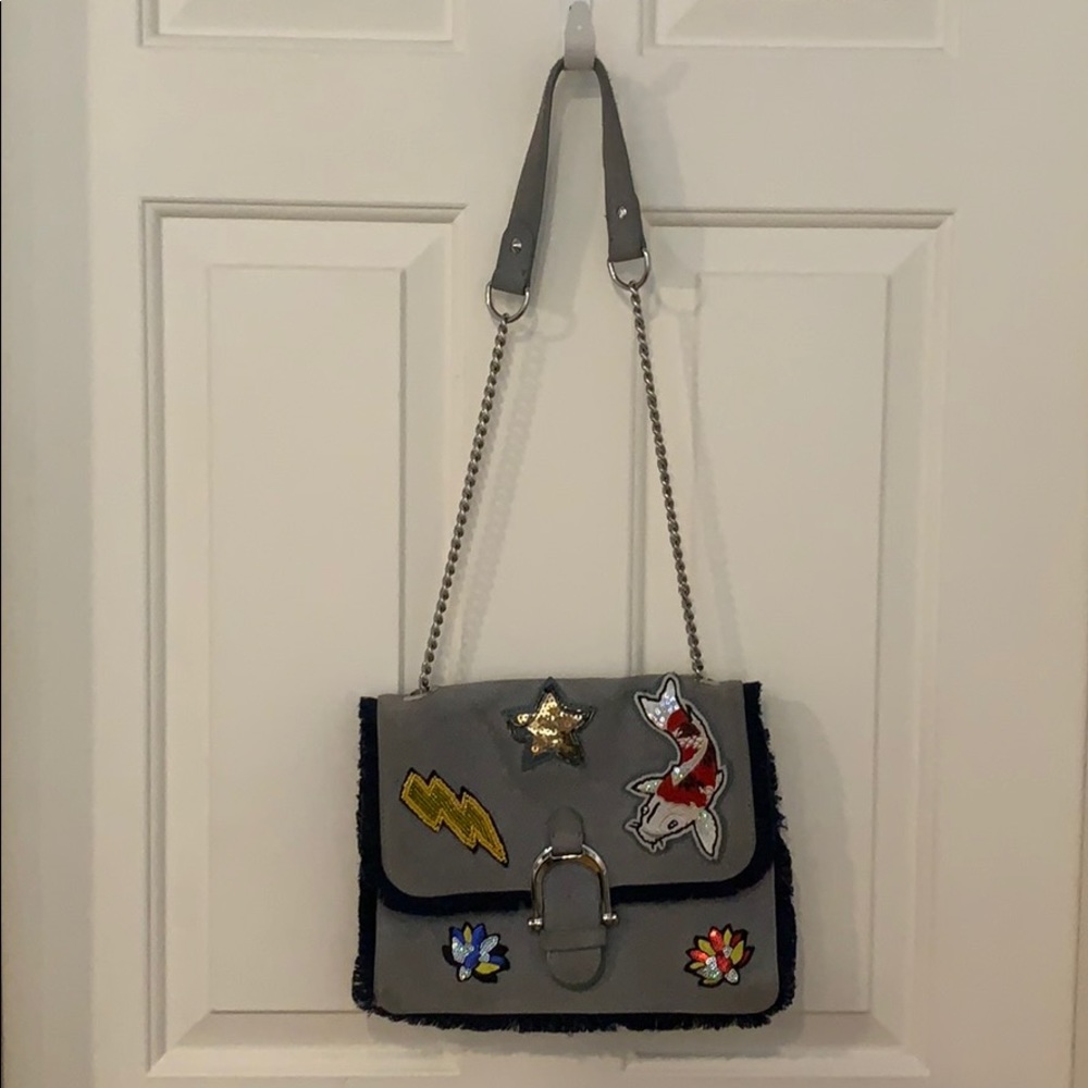 sam edelman gray crossbody bag